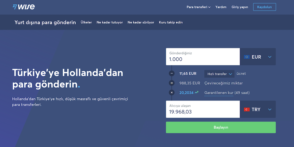 hollandadan-turkiyeye-para-gonderme-ucreti