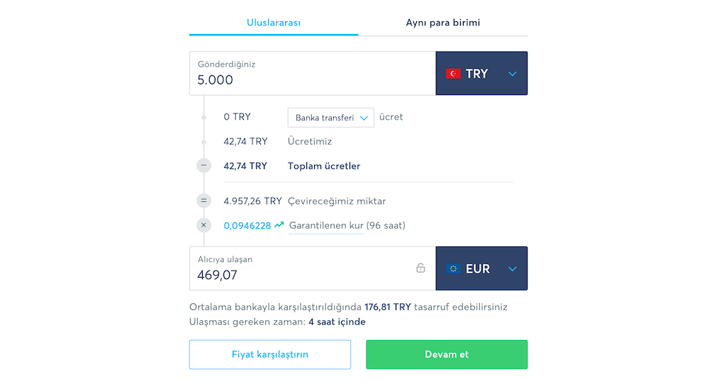 wise para gönderme ve masrafı
